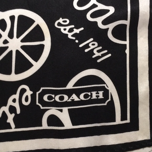 Vintage Coach scarf - Picture 3 of 4